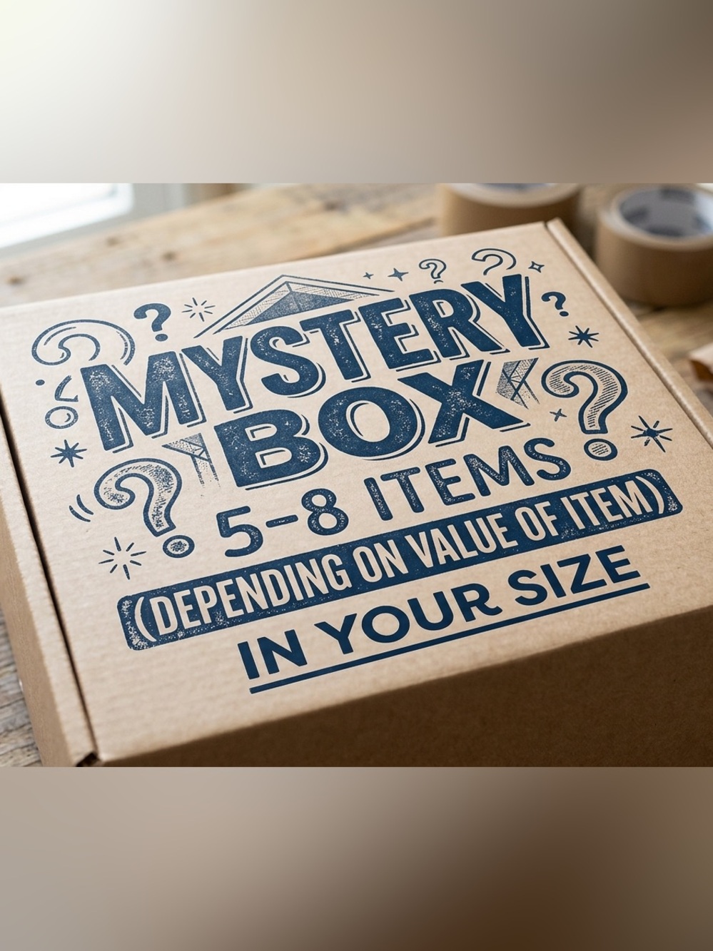 Mystery Box- 5-8 items- SIZE MEDIUM